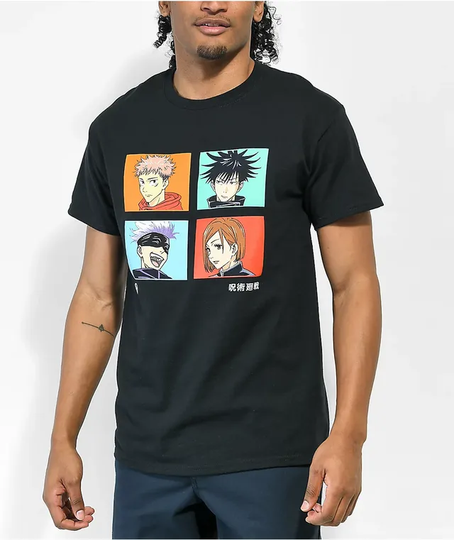 Episode x Jujutsu Kaisen Panels Black T-Shirt | CoolSprings