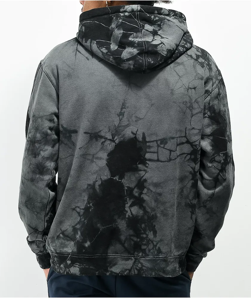 Episode x Jujutsu Kaisen Stacked Black Tie Dye Hoodie at
