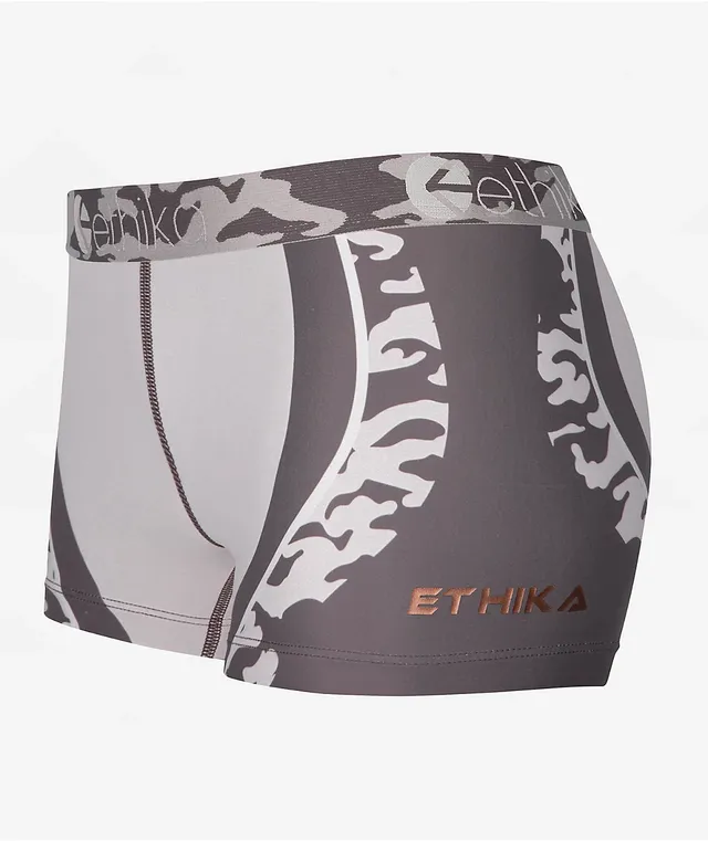 Ethika Camo Bae Brown Staple Boyshort Underwear Hamilton Place