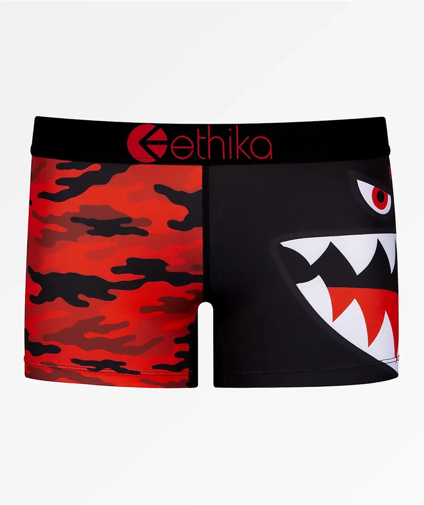 Ethika Hood Nation Red Camo Boyshort Underwear CoolSprings Galleria