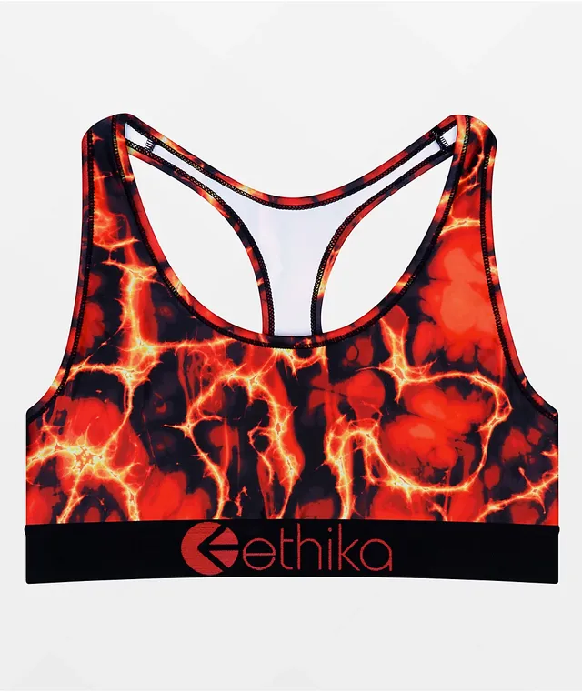 Ethika red camo bralette shop
