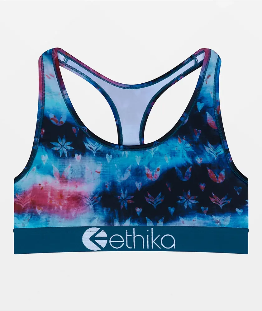 Ethika Tie Dye Floral Sports Bra Foxvalley Mall