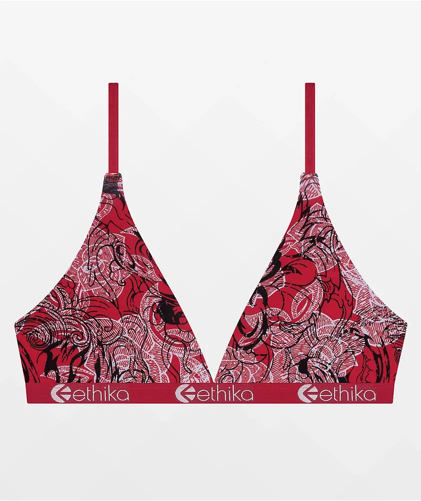 Ethika red discount camo bralette