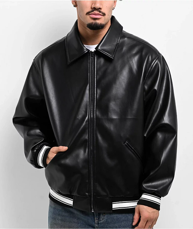 FB County Black Leather Jacket | Mission Valley