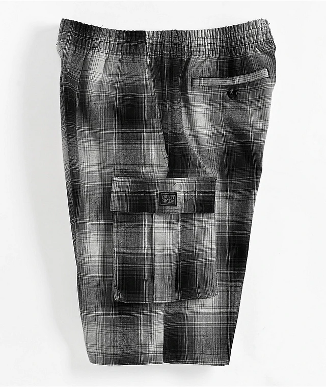 FB County Checker Grey Cargo Shorts | MainPlace Mall