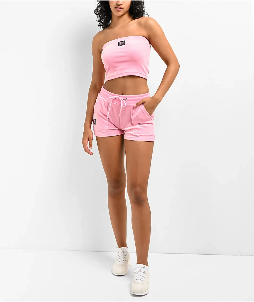 FB County Pink Velour Track Shorts at Mall of America® in