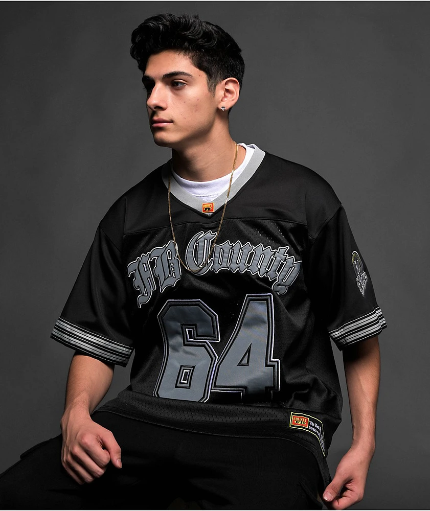 F.B. County ブラック ユニフォーム 2XL FB County Signature Black Football Jersey | Liberty Center