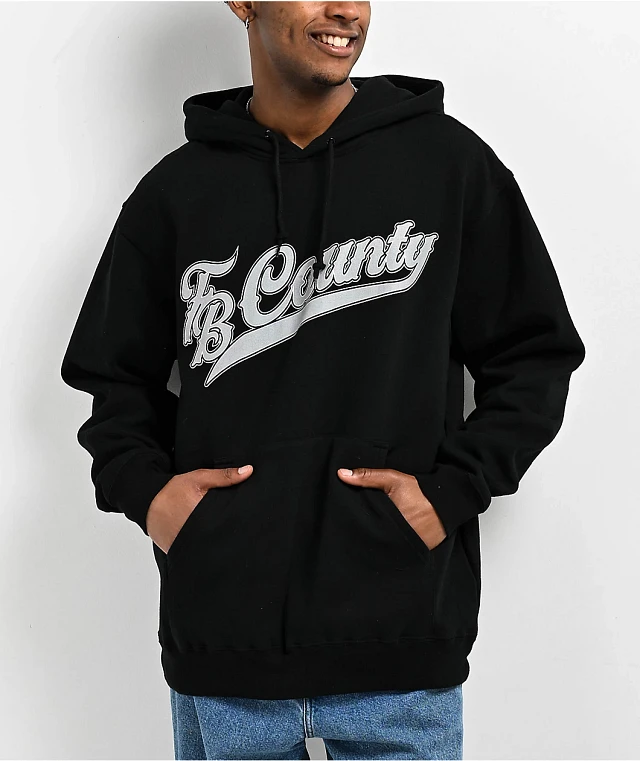 FB County Signature Black Hoodie | MainPlace Mall