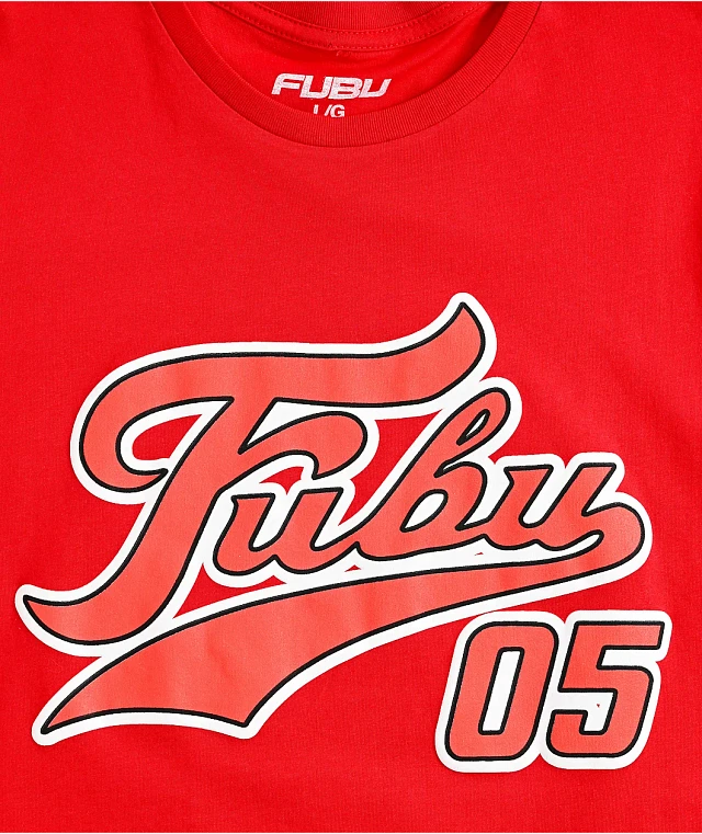 お歳暮 人気 オシャレ Red 05 FUBU T-Shirt America® of Mall | トップス