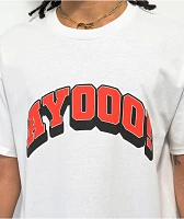 ミュージシャン Aooo Oversized Embroidery T-shirt WHITE FYL AYOOO White T-Shirt | MainPlace Mall