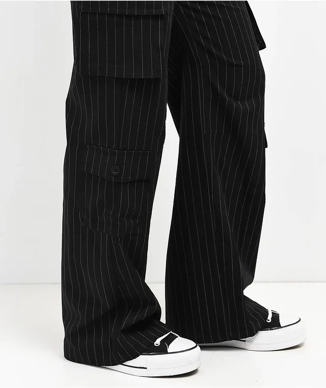 Pinstripe cargo pants sale