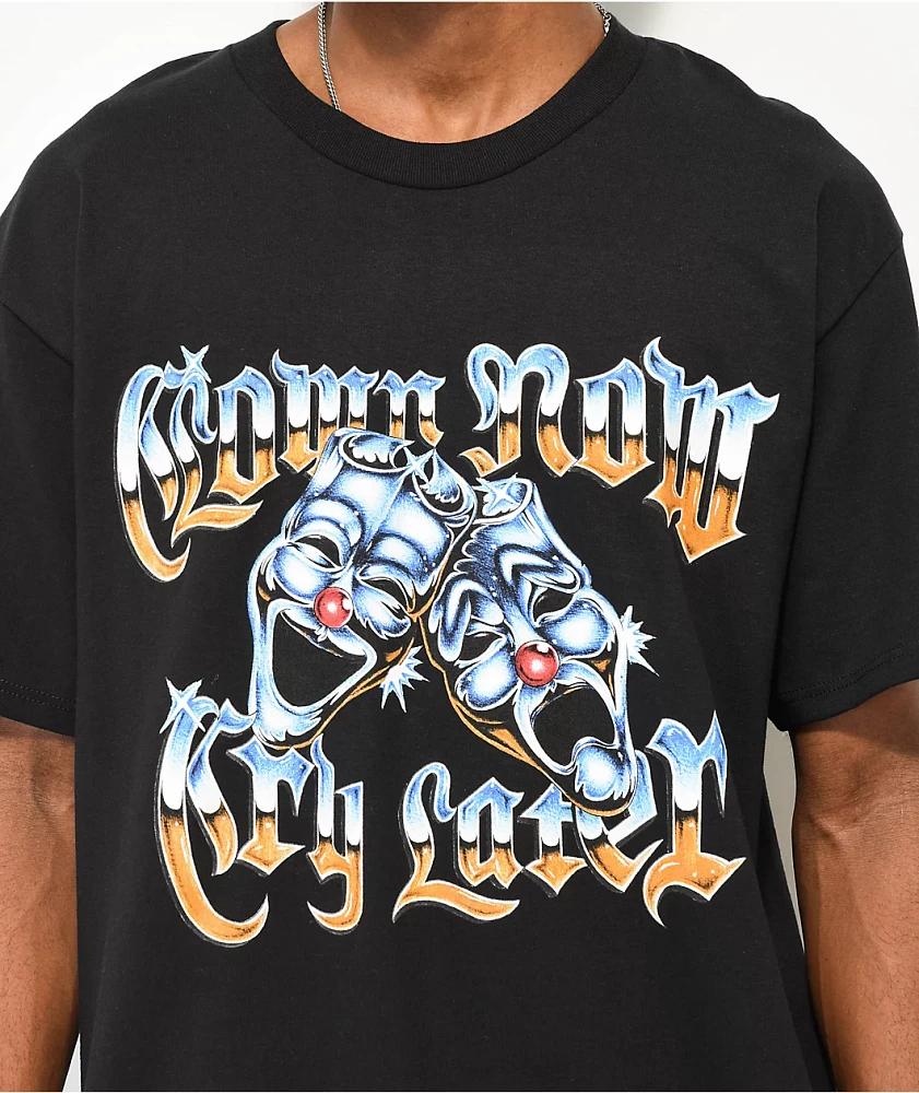 Foos Gone Wild Clown Now Cry Later Black T-Shirt at CoolSprings