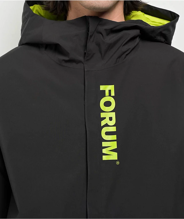 Forum Insulated Riding Black 15K Snowboard Jacket | MainPlace Mall