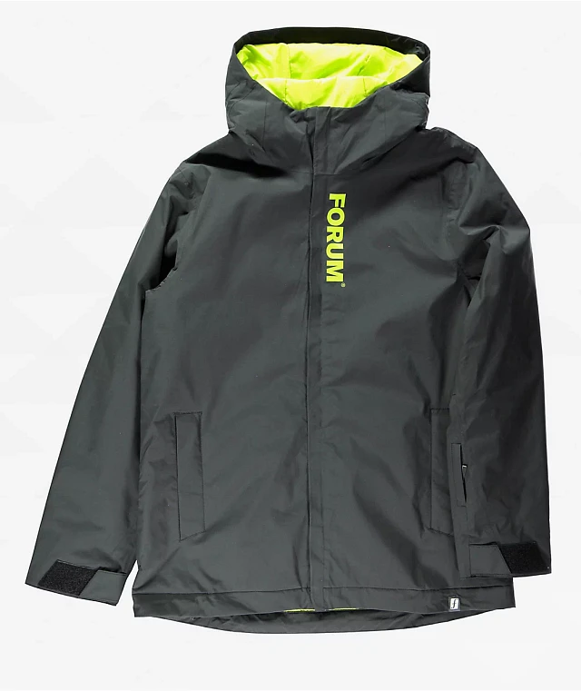 Forum Insulated Riding Black 15K Snowboard Jacket | MainPlace Mall