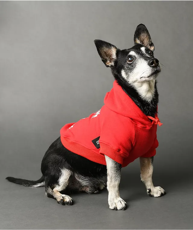 Zumiez Fresh Pawz x Death Row Logo Red Pet Hoodie CoolSprings