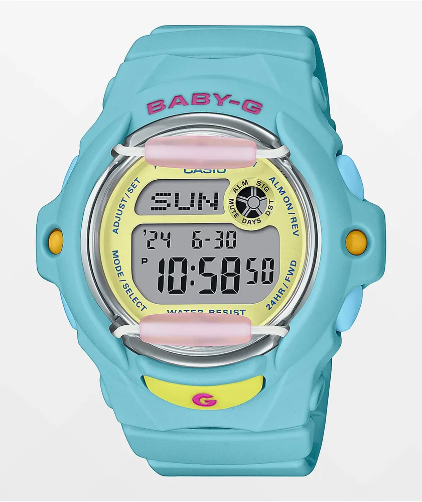 Light blue digital watch sales