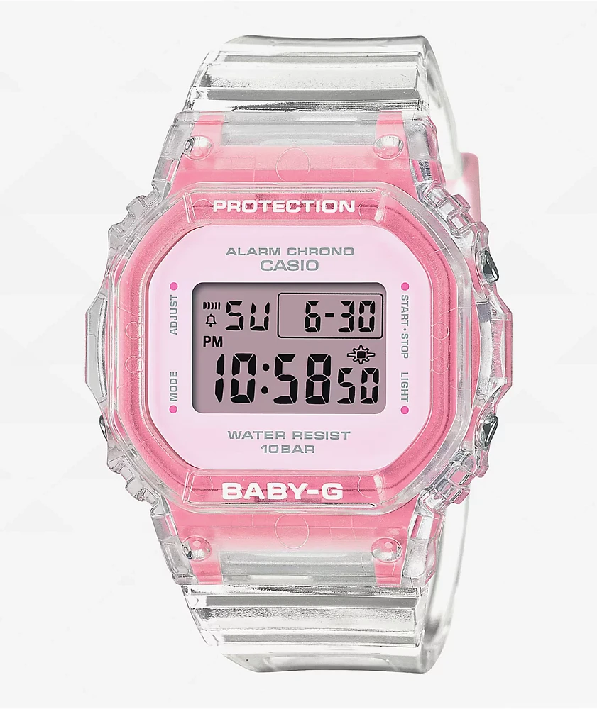 Transparent baby g hot sale