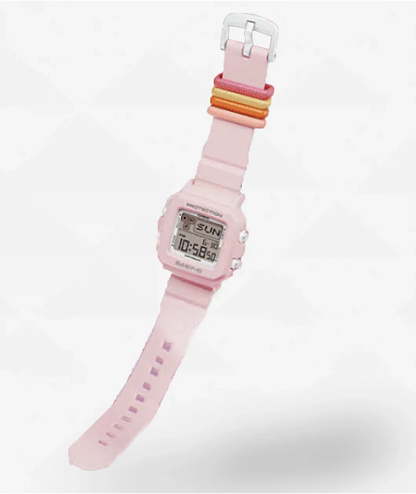 White and pink g shock cheap