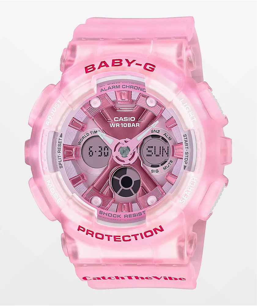 G-Shock Baby-G Skeleton Clear Pink Watch | CoolSprings Galleria