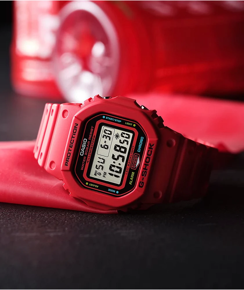 G-Shock DW5600EP-4 Red Digital Watch | Connecticut Post Mall