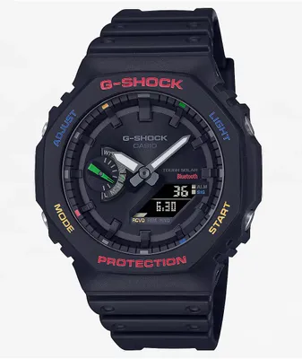 G-Shock GA-B2100CT-1A5 Black & Brown Bluetooth Solar Watch at