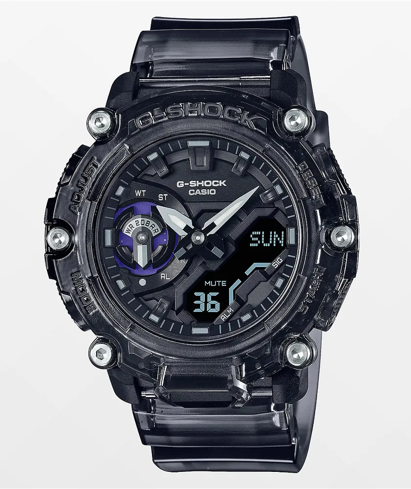 OROLOGIO DA UOMO Casio G-Shock GA-2200SKL-4A Sound Wave Series - Rosso