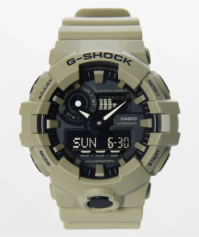 G shock khaki watch hotsell