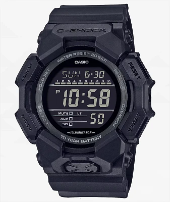 G-Shock GBD200 White & Black Digital Watch at Hamilton Place in