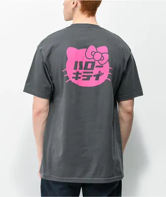 Girl x Hello Kitty Tokyo Speed Charcoal T-Shirt | Liberty Center