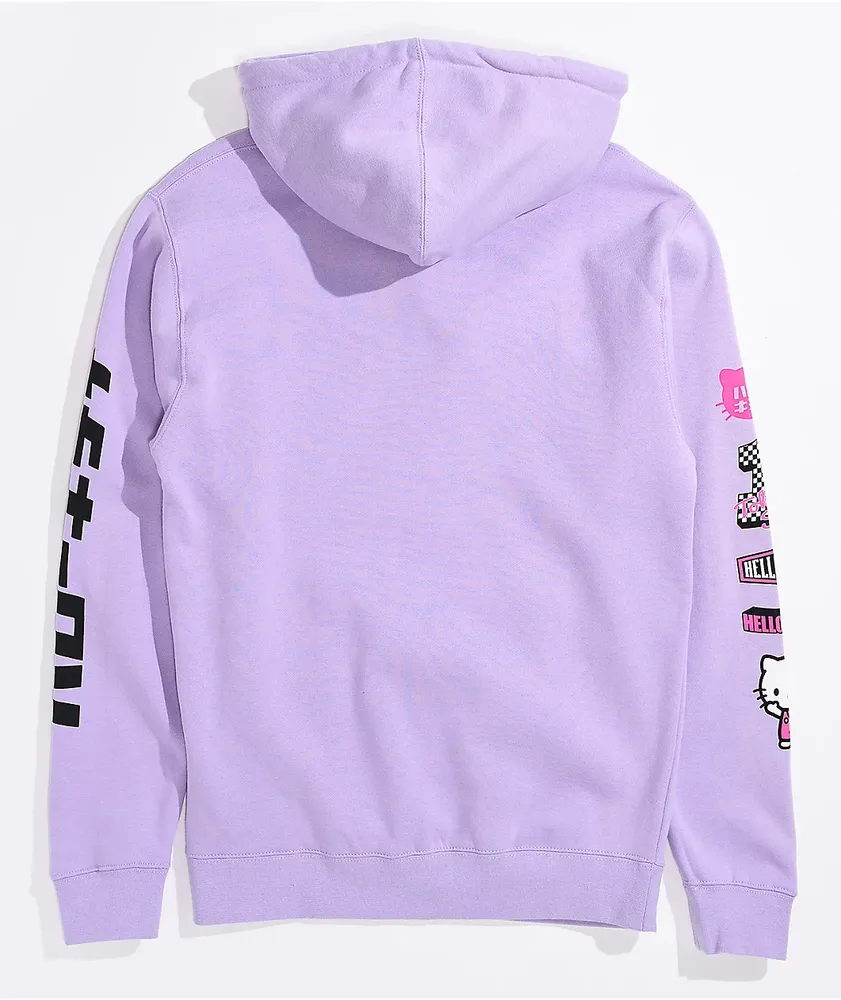 Girl x Hello Kitty Tokyo Speed Lavender Hoodie