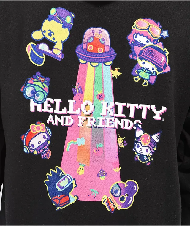 Girl x sanrio kitty sales black hoodie