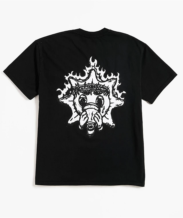 Glo Gang A Glory World Black T-Shirt at Hamilton Place in