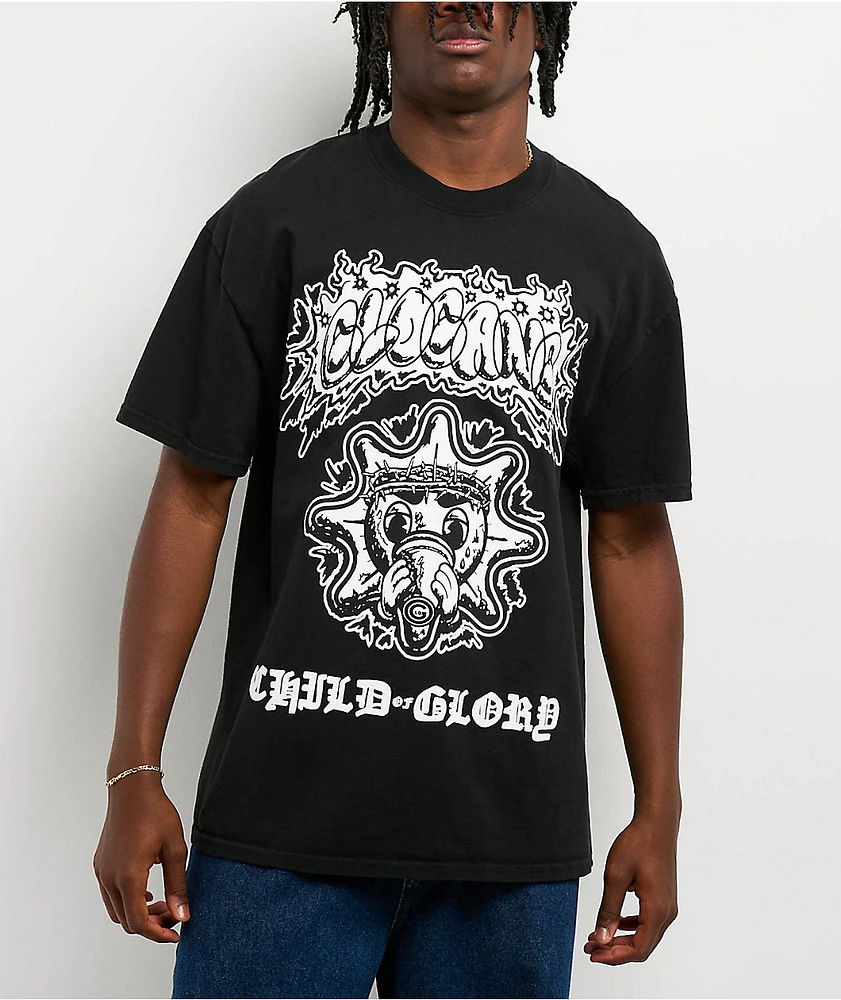 Glo Gang Glo Burst Black T-Shirt | MainPlace Mall