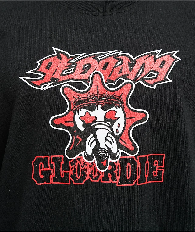 Glo Gang Glo Or Die Black T-Shirt at CoolSprings Galleria in