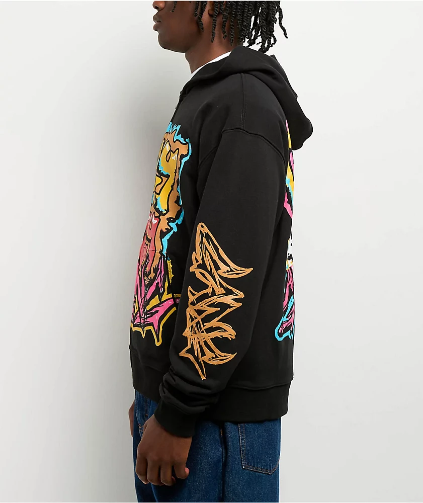 Glo Gang Glory 4 Eva Black Zip Hoodie | Liberty Center