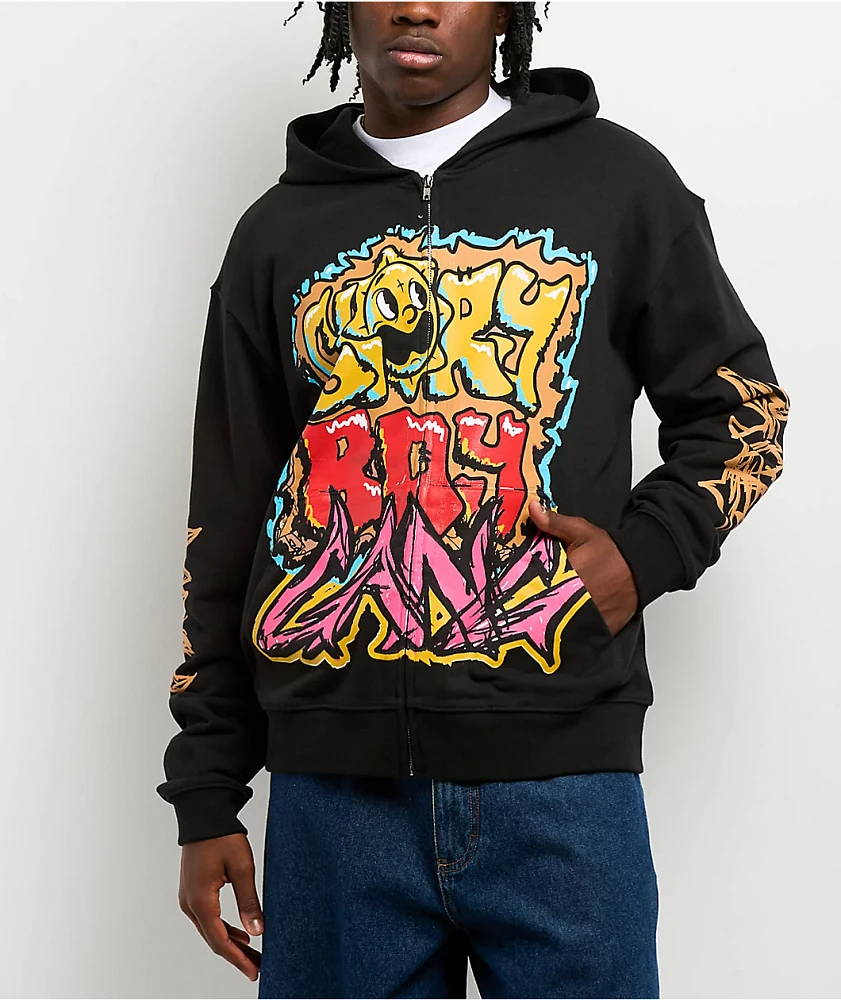 Glo Gang Glory 4 Eva Black Zip Hoodie | Liberty Center