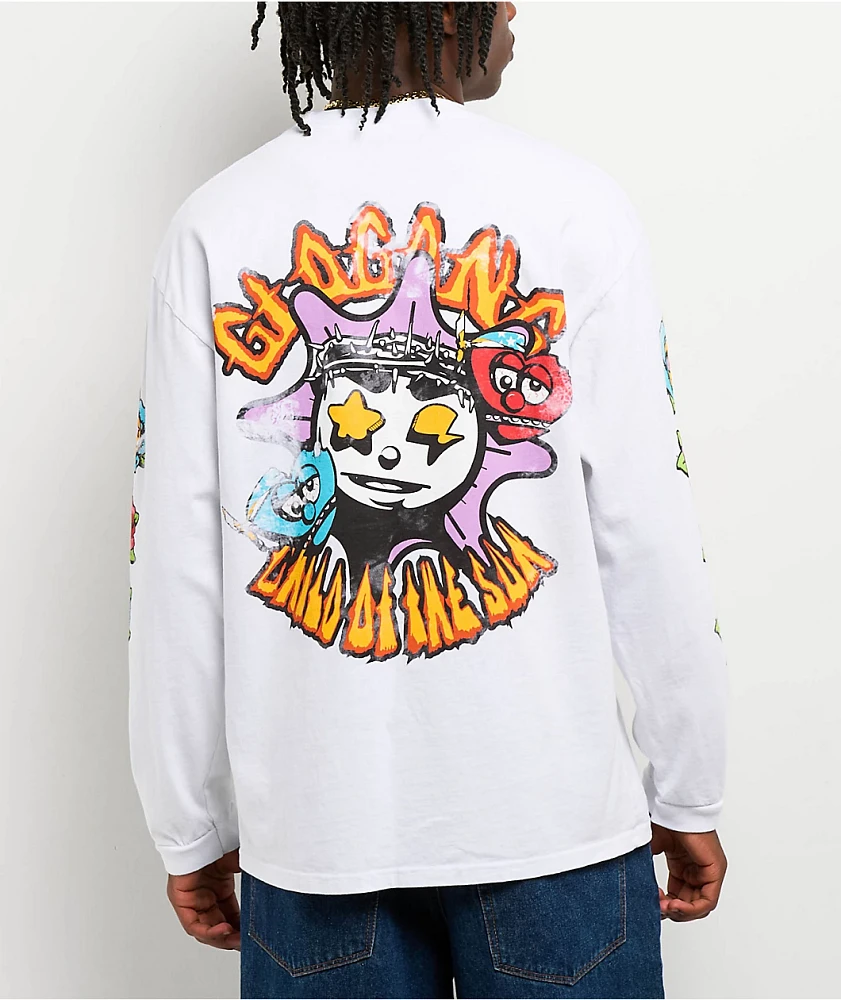 Glo Gang Love White Long Sleeve T-Shirt at Hamilton Place in