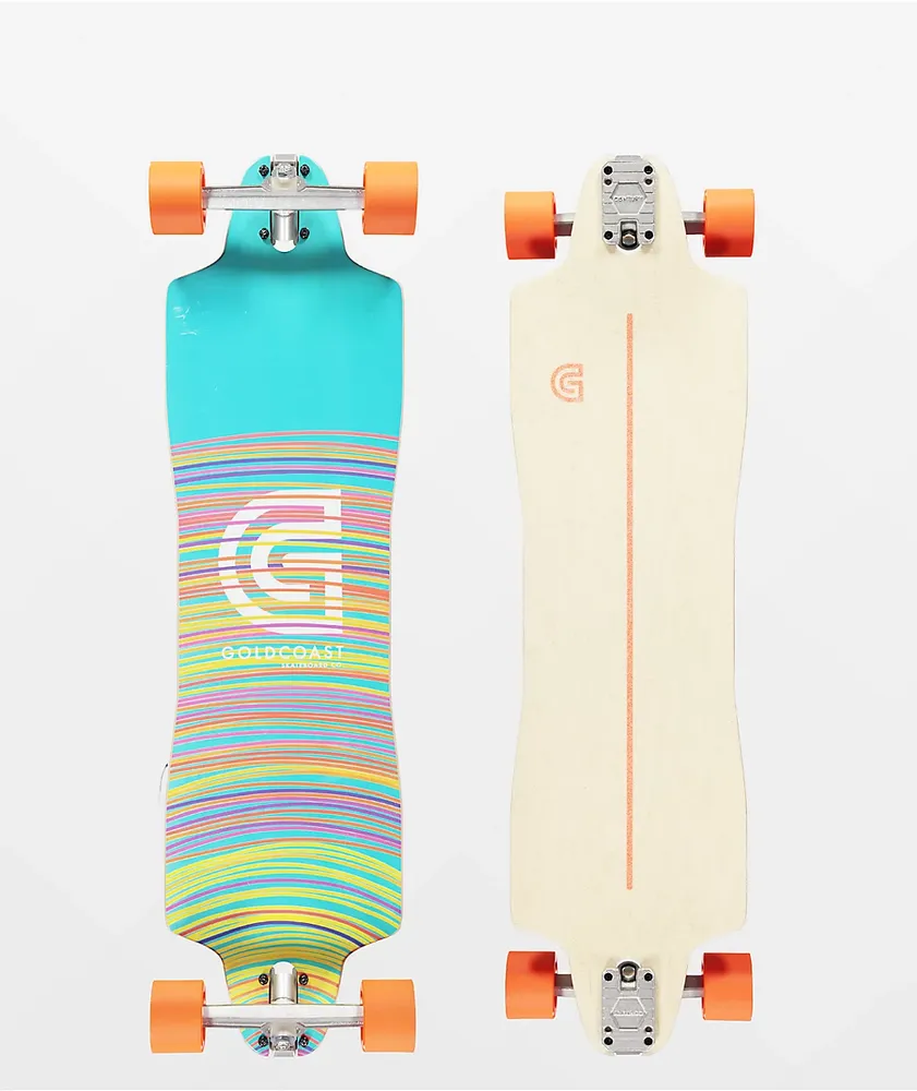 Gold Coast Threads 36" Drop Through Longboard Complete Plaza Las Americas