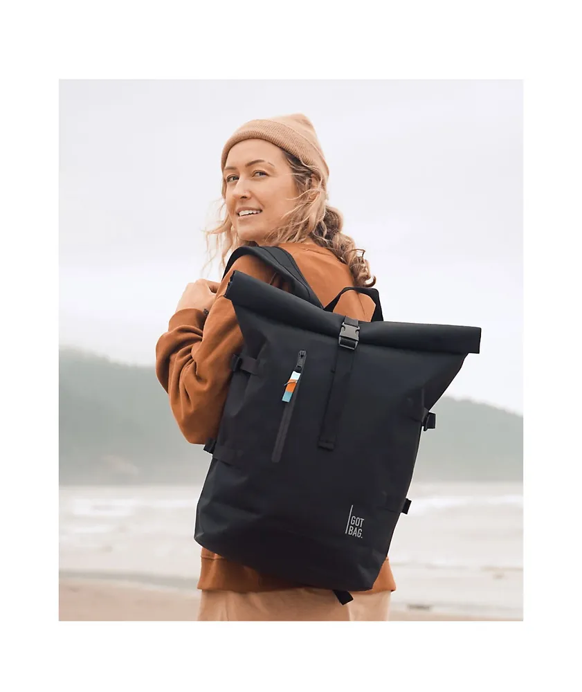 Black on black backpack online