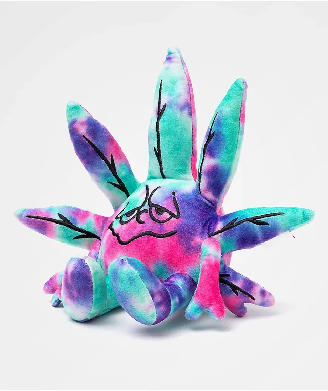 絶対的な信頼 420 HUF Green CoolSprings | Toy Plush Dye Tie Blue Buddy ぬいぐるみ