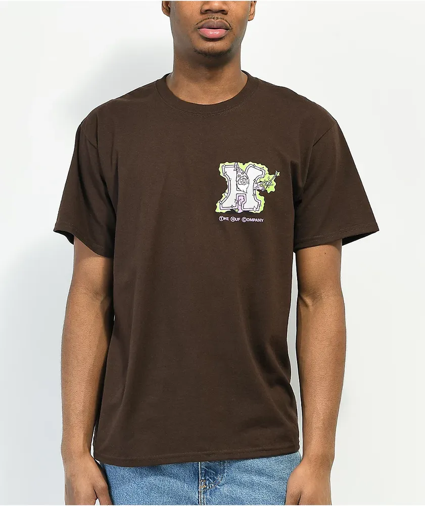 Huf t shirt weed hot sale
