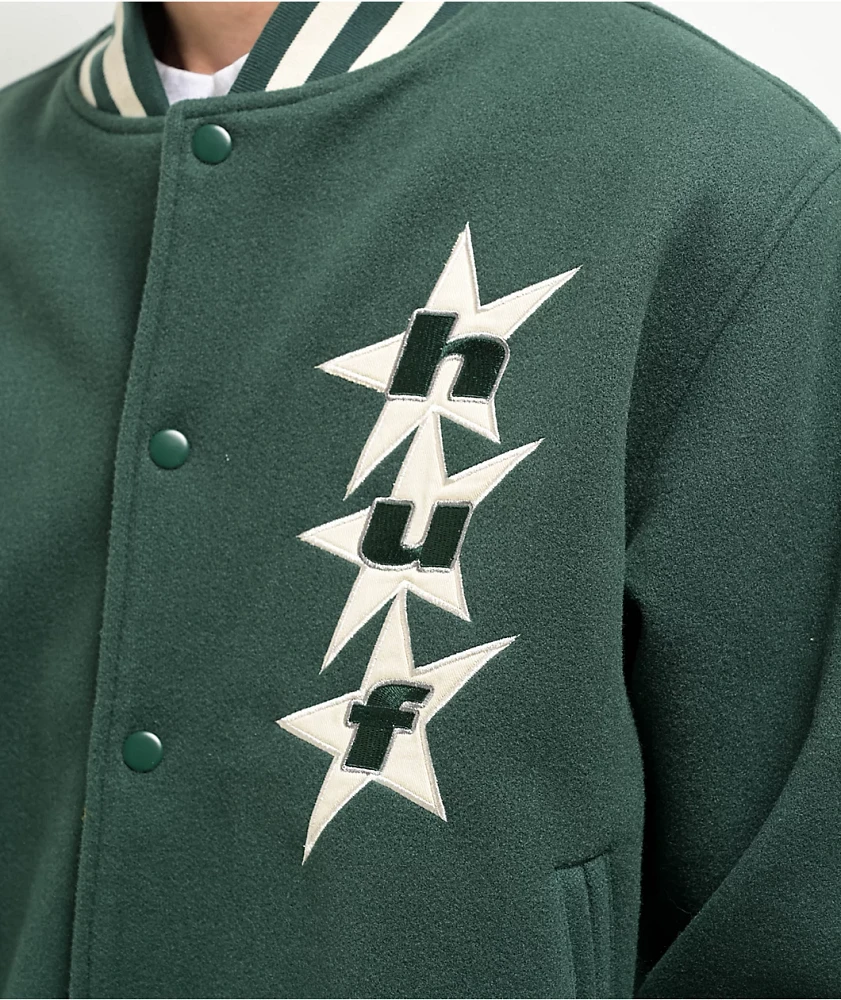 HUF All Star Green Varsity Jacket at Foxvalley Mall in Aurora, IL
