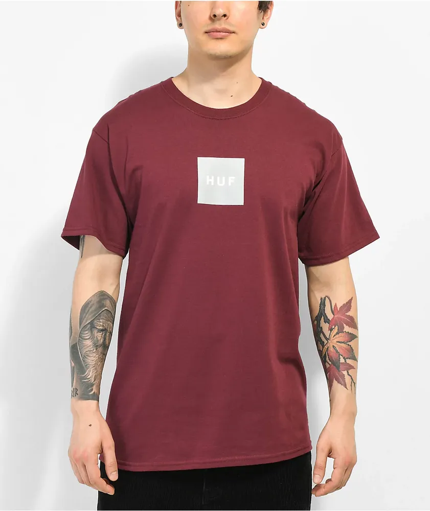 Huf box logo tee best sale