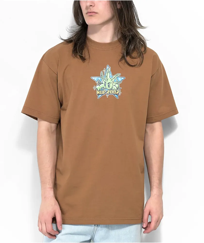 HUF Bud Boy Brown T Shirt Coquitlam Centre