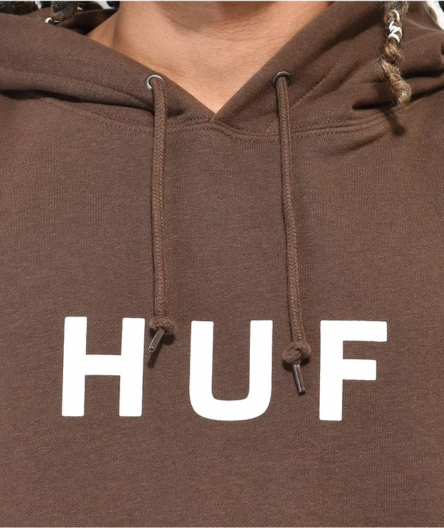 Huf og logo hoodie clearance