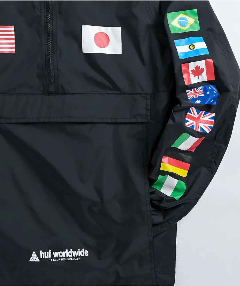 Huf worldwide 2025 hoodie flags