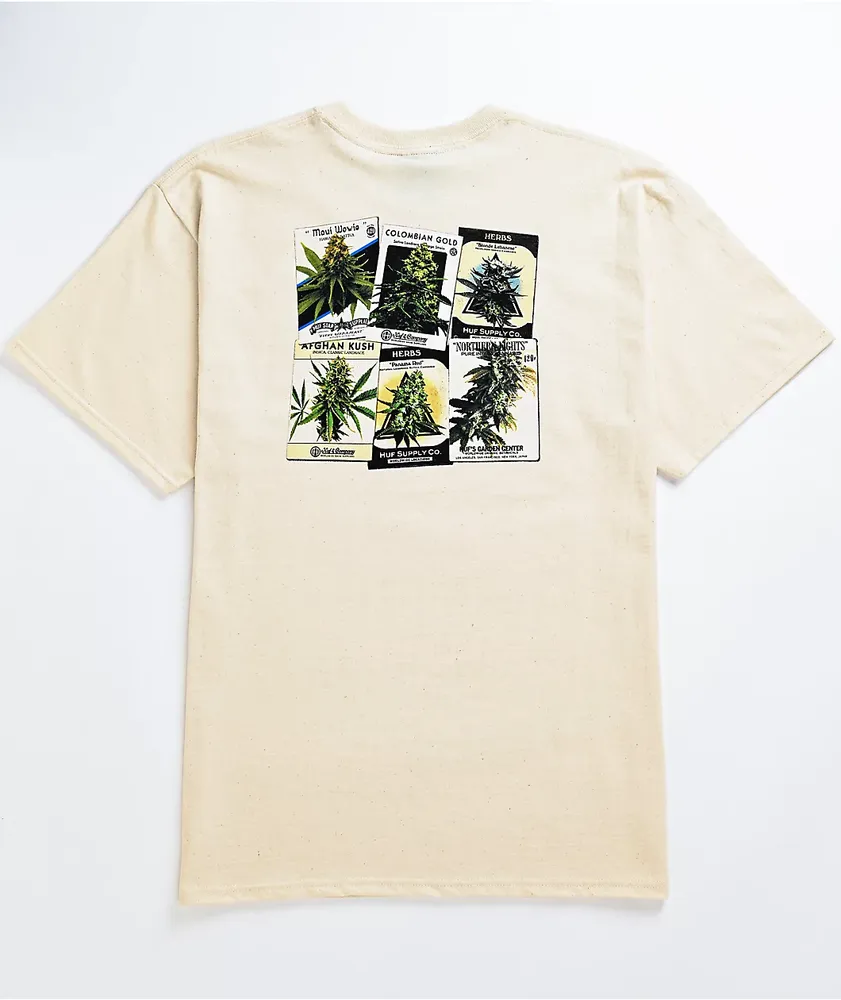 HUF Green Thumb White T-Shirt | MainPlace Mall