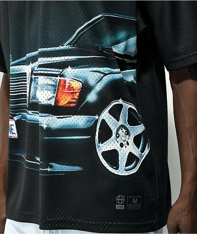 HUF H-Class Black Jersey Shirt | Mission Valley