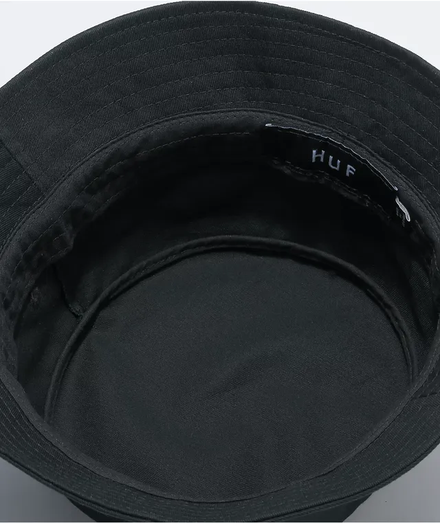 HUF OG Black Bucket Hat | Mission Valley