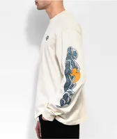 HUF Rogue Waves Bones Long Sleeve T-Shirt | Arden Fair